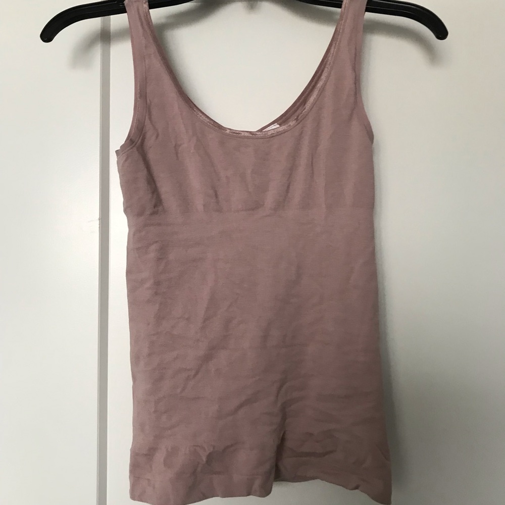 Mauve Pink Athletic Stretch Tank